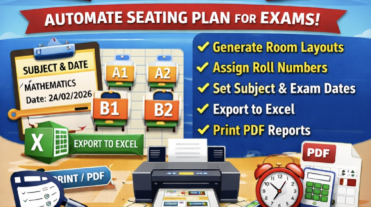 Exam Seating Planner